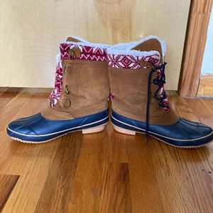 Khombu Winter Waterproof Boots, Size 9